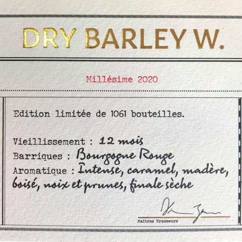 Dry Barley W.