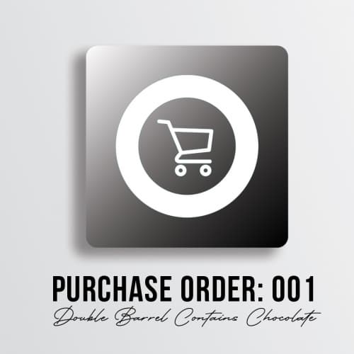 Double Barrel Purchase Order: 001 (DB Contains Chocolate)