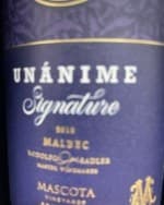 Unánime Signature Malbec