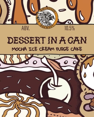 Dessert In A Can - Mocha Ice Cream Fudge Cake