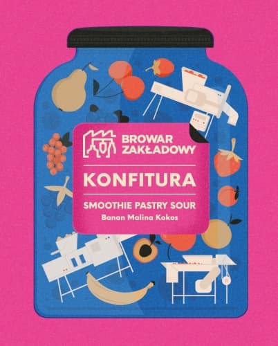 Konfitura #5 - Banan, Malina, Kokos