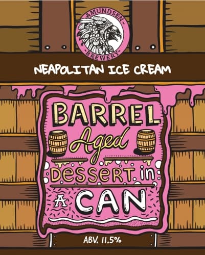 Barrel Aged Dessert In A Can - Neapolitan Ice Cream