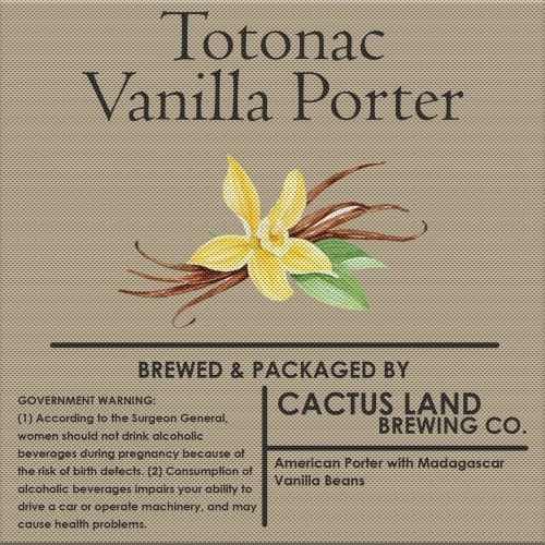 Totonac Vanilla Porter