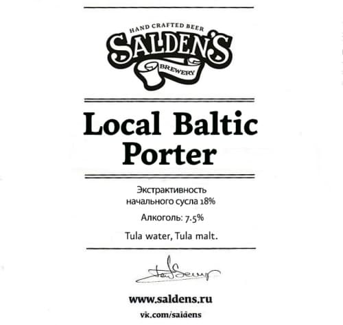 Local Baltic Porter