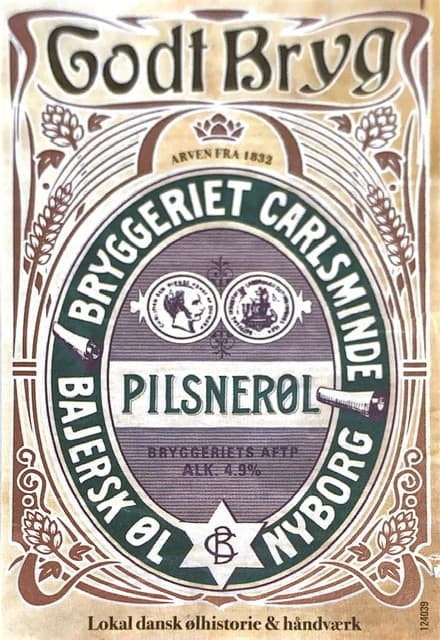 Godt Bryg Carlsminde Pilsnerøl
