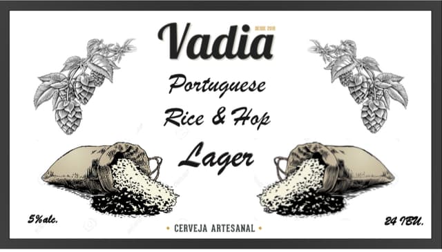 Vadia Portuguese Rice&Hop Lager
