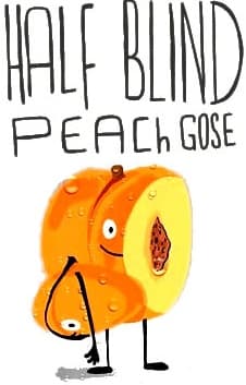Half Blind Peach Gose