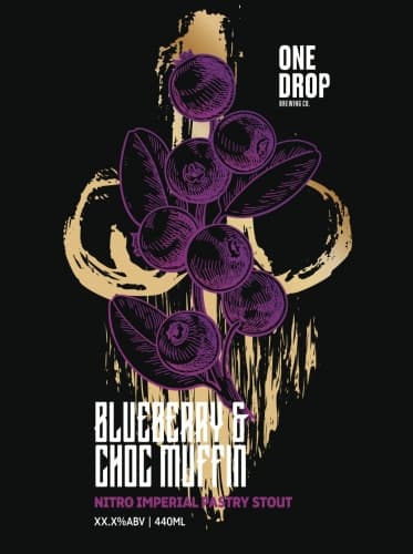 Blueberry Choc Muffin Nitro Imperial Pastry Stout