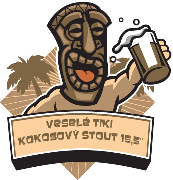 Veselé Tiki Kokosový Stout 15,5°