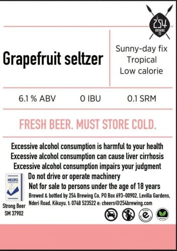 Grapefruit Seltzer
