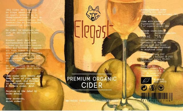Premium Organic Cider (Oogst 2022)