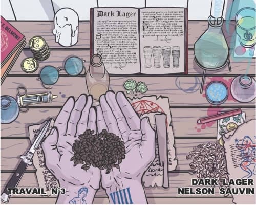 Dark Lager Nelson Sauvin - Laboratoire d'Alchimie: Travail Nº 3