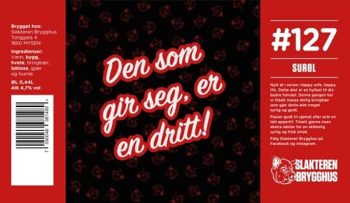 Den Som Gir Seg Er En Dritt!