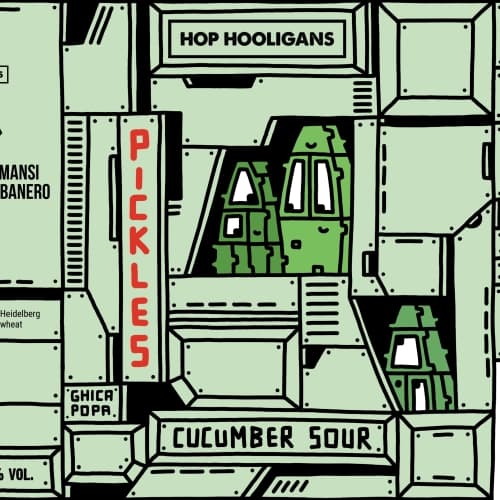 HH & Pickles - Cucumber Calamansi Mint Cilantro Habanero Sour Ale