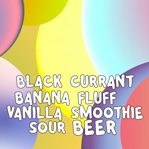 Fluff BlackCurrant Banana Smoothie Sour