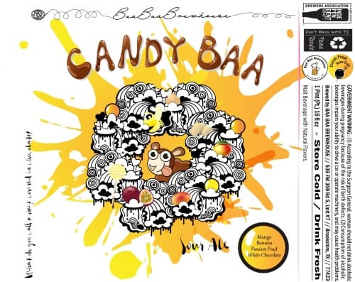 Candy Baa - Mango, Banana, Passion Fruit, White Chocolate