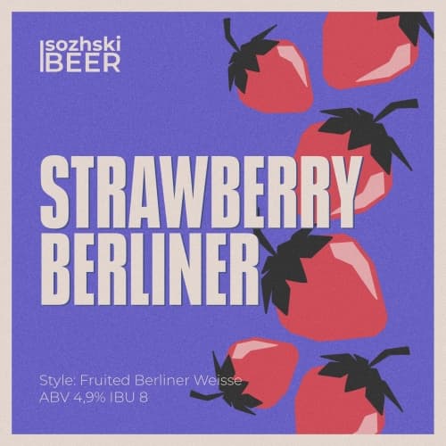 Strawberry Berliner