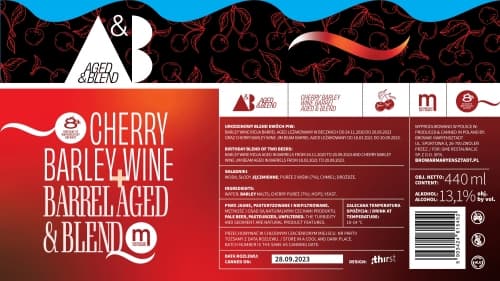 AGED & BLEND - BARLEY WINE RIOJA BA & CHERRY BARLEY WINE BOURBON BA