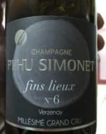 Fins Lieux No. 6 Millésimé Champagne Grand Cru 'Verzenay'