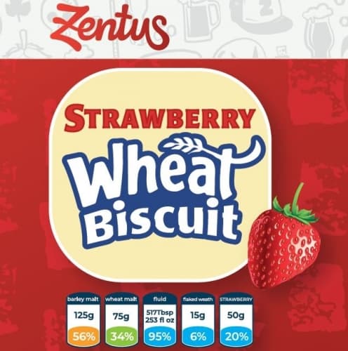 Strawberry Wheat Biscuit