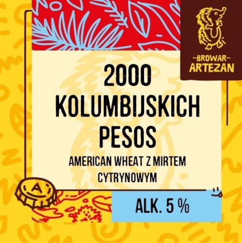 2000 Kolumbijskich Pesos