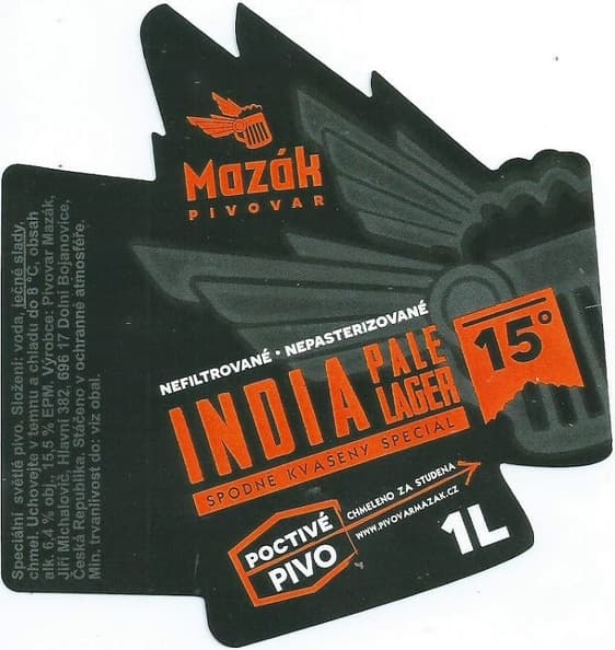 India Pale Lager 15°