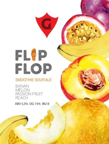 FLIP FLOP 13 | banana • melon • passion fruit • peach