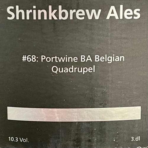 #68: Portwine BA Belgian Quadrupel