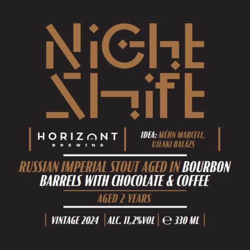 Night Shift Vintage 2024 - Russian Imperial Stout Aged in Bourbon Barrels with Chocolate & Coffee