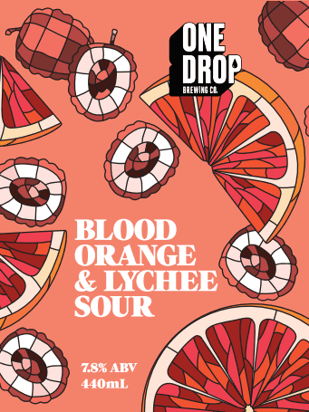 Blood Orange & Lychee Sour