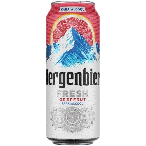 Bergenbier Fresh Fără Alcool Grapefruit