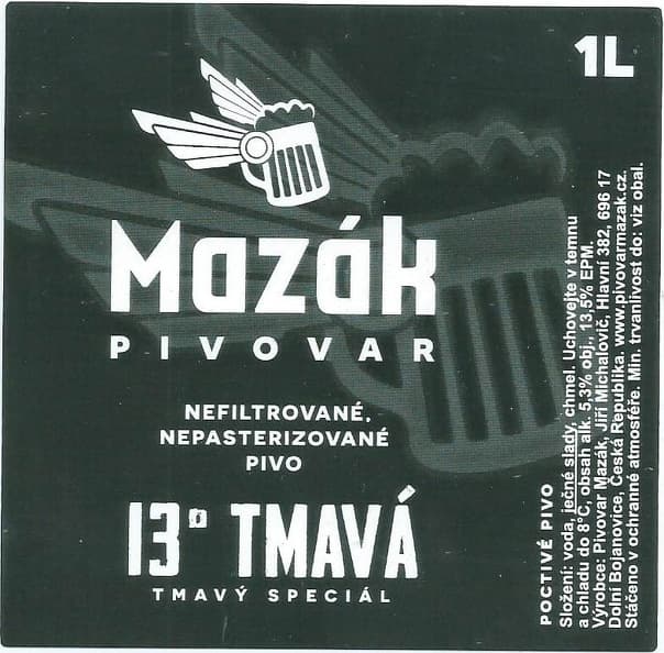Tmavá 13°