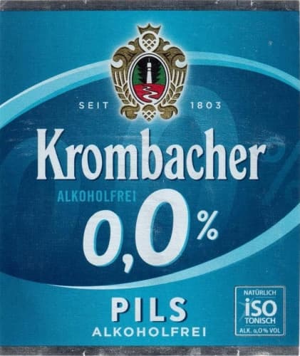 Krombacher 0,0% Pils