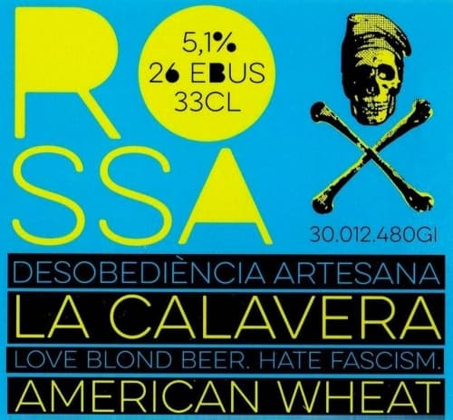Rossa Love Blond Beer Hate Fascism