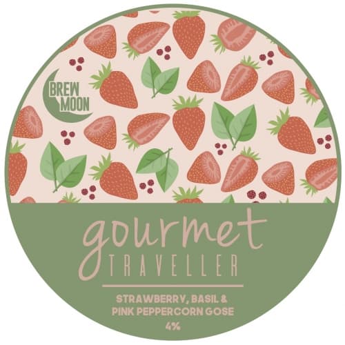 Gourmet Traveller: Strawberry, Basil, Pink Peppercorn