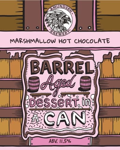 Barrel Aged Dessert In A Can - Marshmallow Hot Chocolate