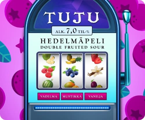 Hedelmäpeli - Mustikka, Vadelma, Vanilja