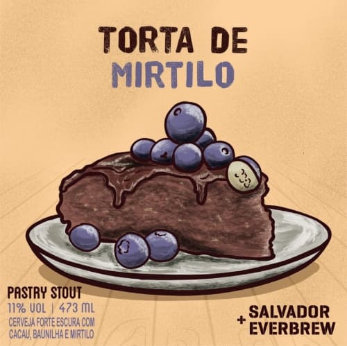 TORTA DE MIRTILO