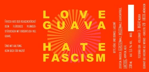 Love Guava - Hate Fascism (Reagenz Series)