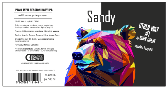 Other Way #1 - Sandy - Session Hazy IPA