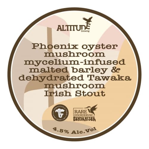 Phoenix Oyster Mushroom Mycelium-infused Malted Barley And Tawaka Mushroom Irish Stout