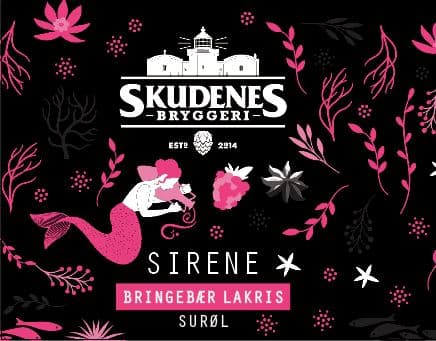Sirene, Bringebær og Lakris