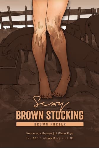 Sexy Brown Stocking