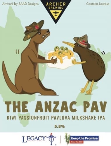 The ANZAC Pav - Kiwi Passionfruit Pavlova Milkshake IPA