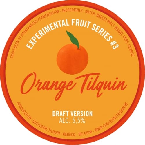 Experimental Fruit Series #3 - Orange Tilquin - Draft Version