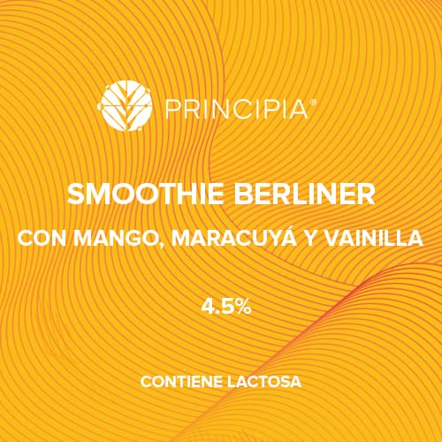 Smoothie Berliner Con Mango, Maracuyá Y Vainilla