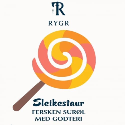 SLEIKESTAUR Fersken Surøl Med Godteri