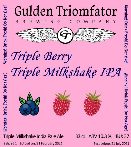 Triple Berry Triple Milkshake IPA