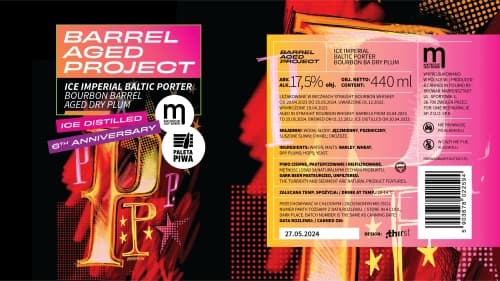 Barrel Aged Project - Imperial Baltic Porter Bourbon BA Dry Plum - 6th Anniversary of Paleta Piwa Beer Shop