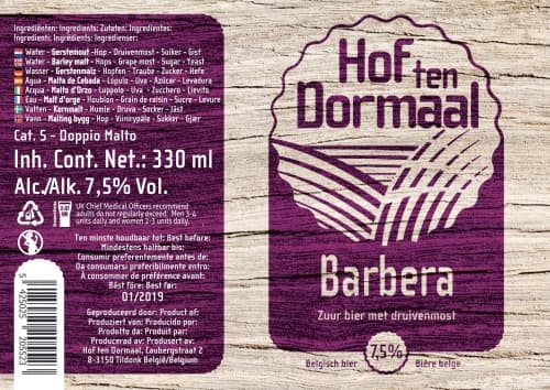 Zure van Tildonk - Barbera
